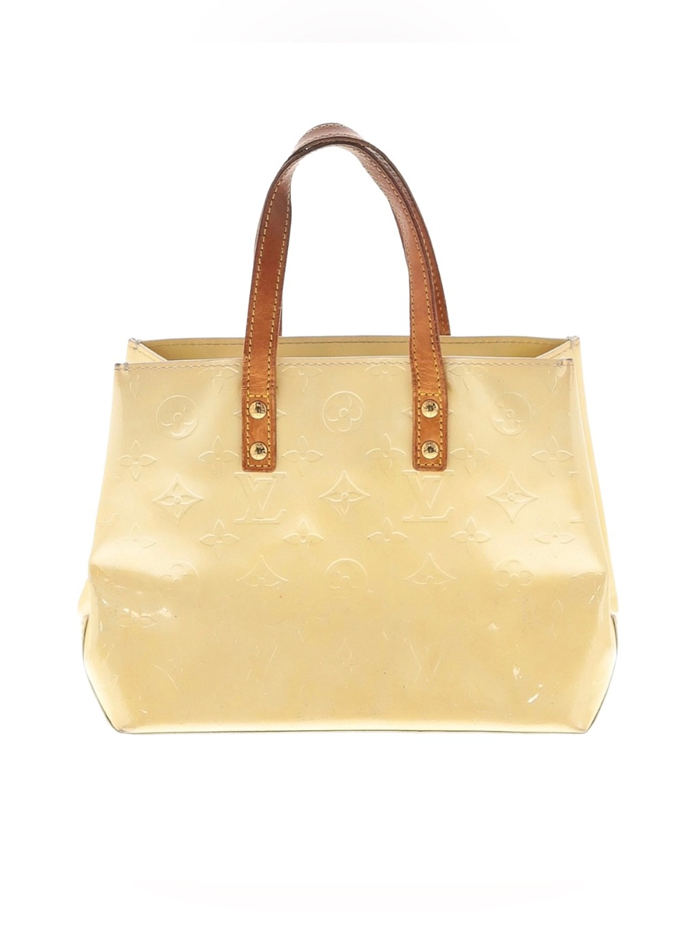 Louis Vuitton Houston Vernis Yellow Tote